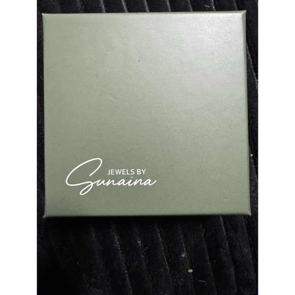 Jewels by Sunaina Pave Teardrop Stud Earrings New in Box-FabFitFun SRP $60 - Picture 2 of 5